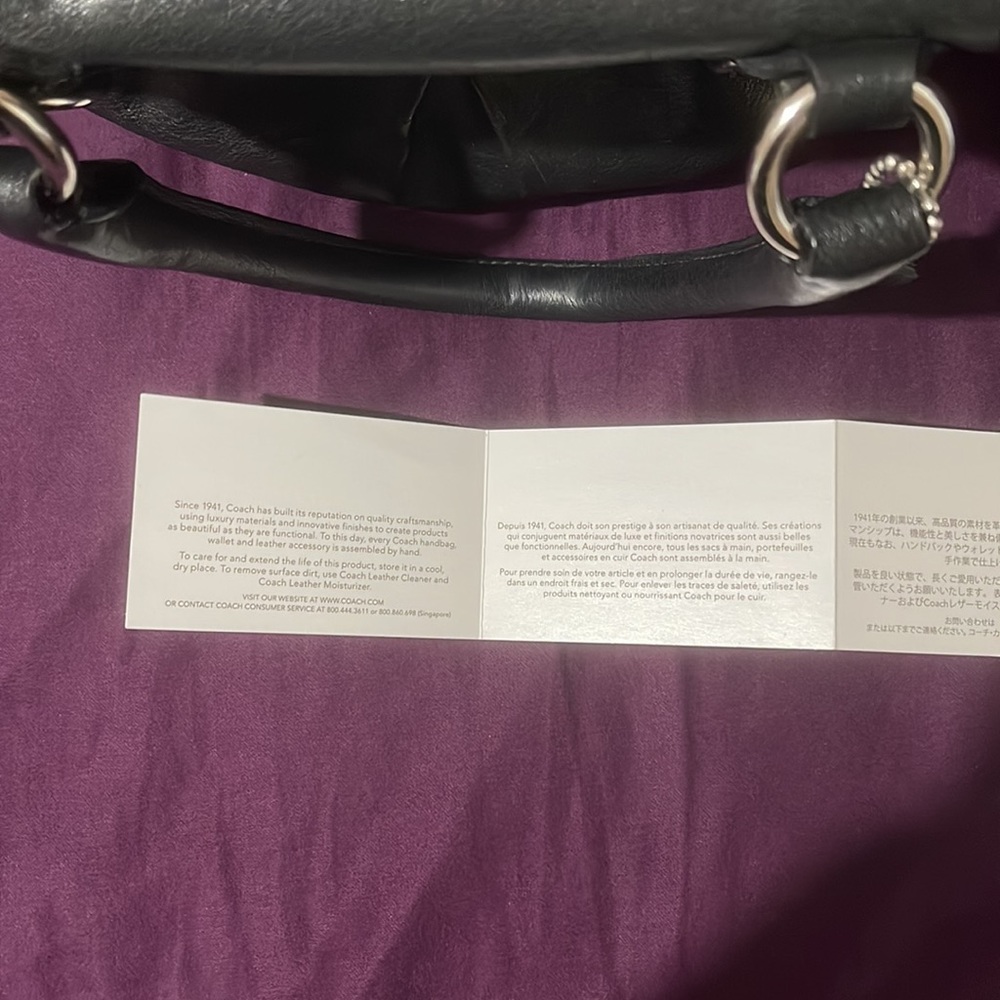 Coach leather bag - Picture 6 of 7